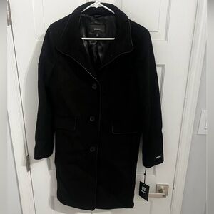 DKNY Classic Black Coat